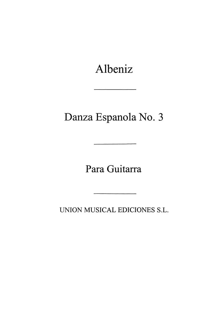 Danza Espanola No.3